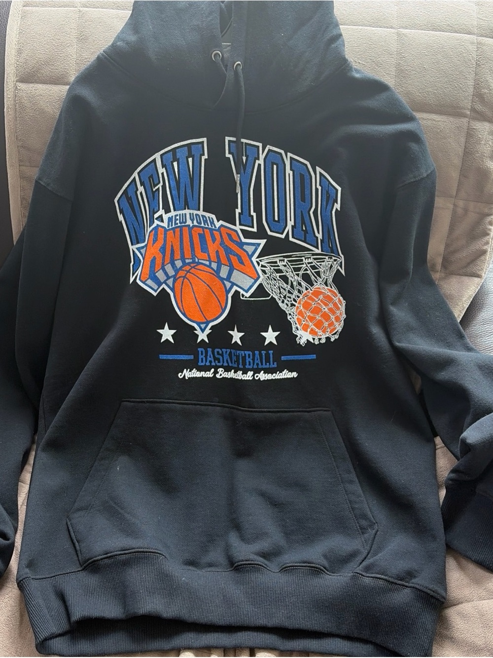 Black Hoodie Sweatshirt - Men's Basketball Pullover